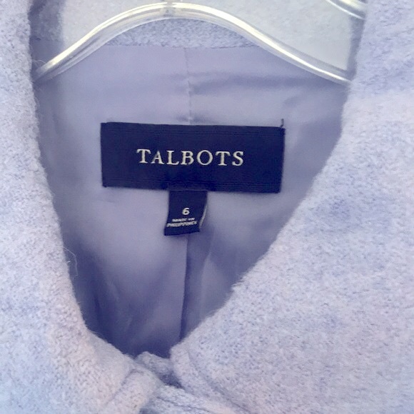 Talbots Light Purple Blazer with Button Detail - Picture 6 of 12